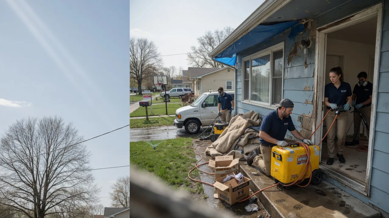 Basement Flood Cleanup in Saint Clairsville, OH near me